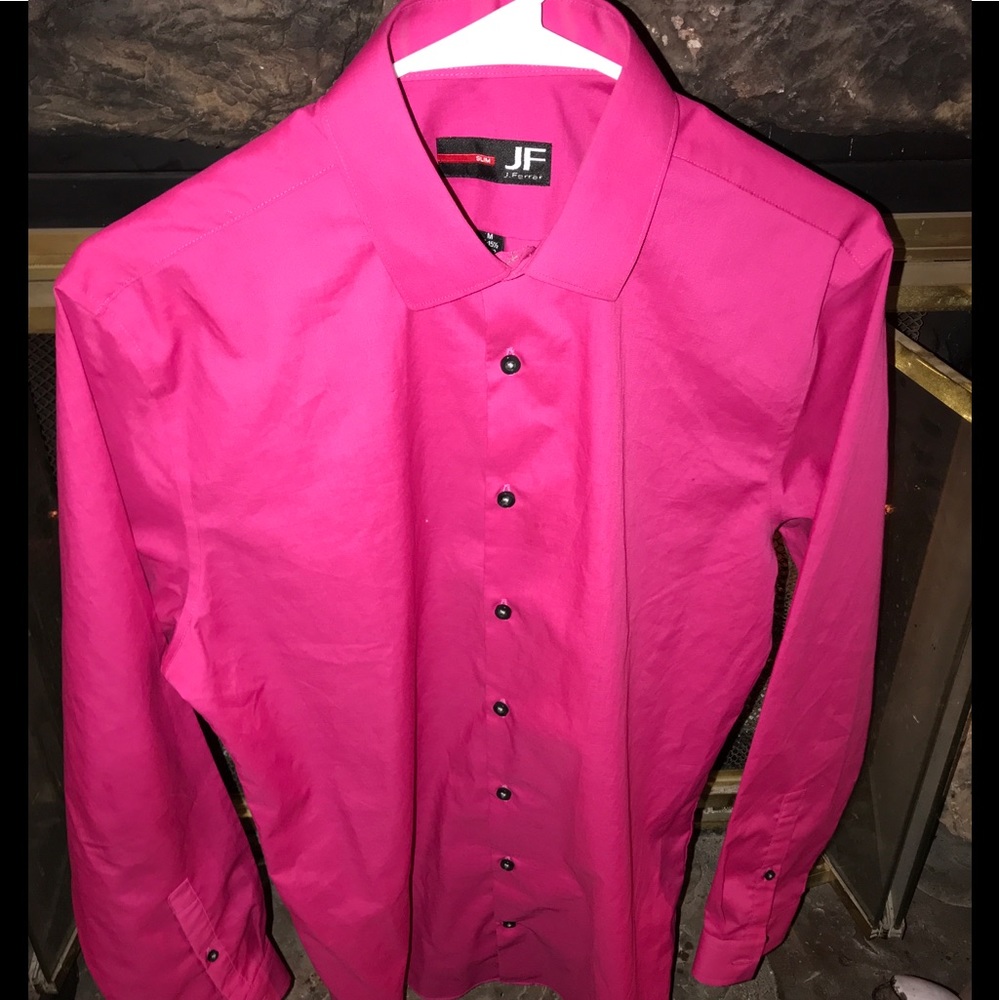 Sick Hot Pink Dress Shirt